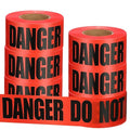 Treela 6 Pcs 3 Inch x 1000 ft Caution Danger Tape Roll Do Not Enter Cross Crime Scene Construction Warning Safety Tape for Hazardous Areas Halloween(Danger,Red)
