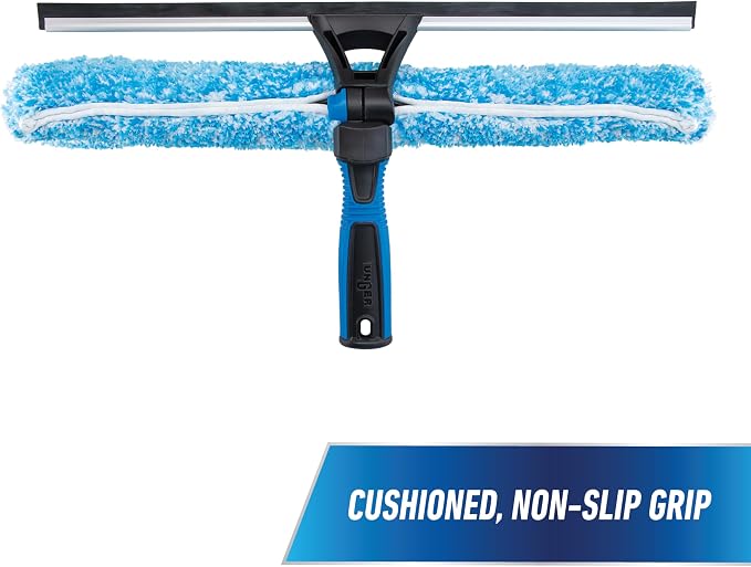 Unger Professional Connect and Clean 18” Proflex 2-in-1 Squeegee and Scrubber - Image 9