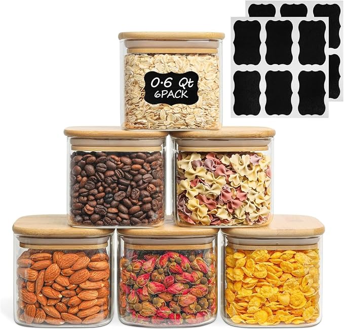 ComSaf Square Glass Containers by ComSaf