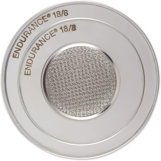 RSVP International Stainless Steel Kitchen Sink Strainer, Food Scrap Trap - Image 2