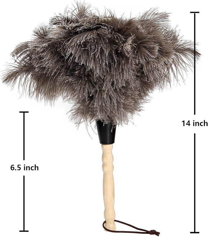 2 Pcs Ostrich Feather Dusters - Image 2
