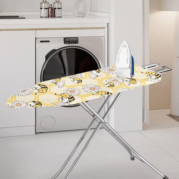 Cute Bees Pattern Ironing Board Cover Soft Ironing Board Cover, Non Stick - Image 2