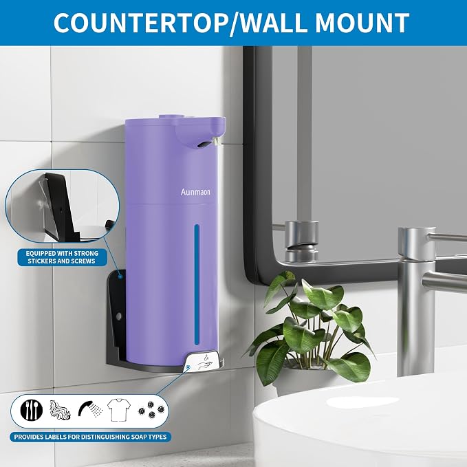Automatic Soap Dispenser Touchless, Hands-Free, Long Battery Life, Compatible - Image 5