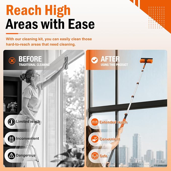 LAANPOLE 36FT High Reach Duster Cleaning Kit - Image 7