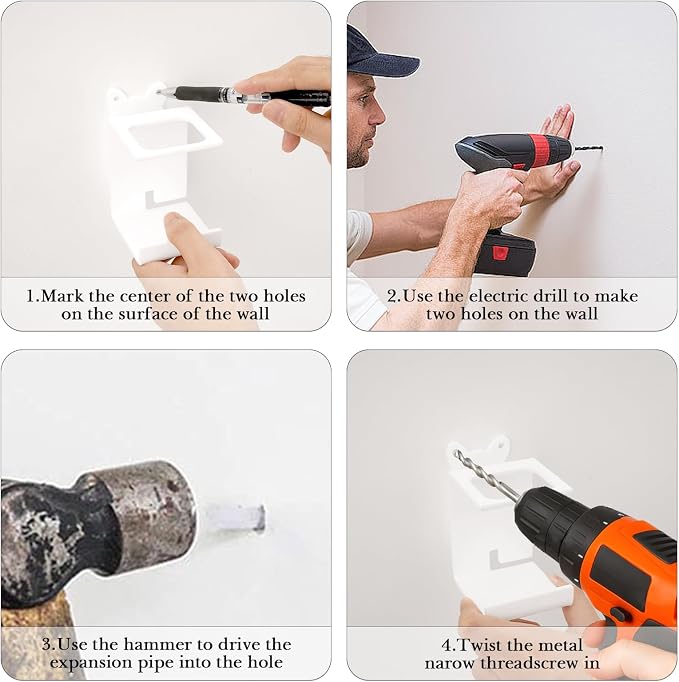 Electric Toothbrush Holder Wall Mounted, Electric Toothbrush Cord Organizer - Image 4