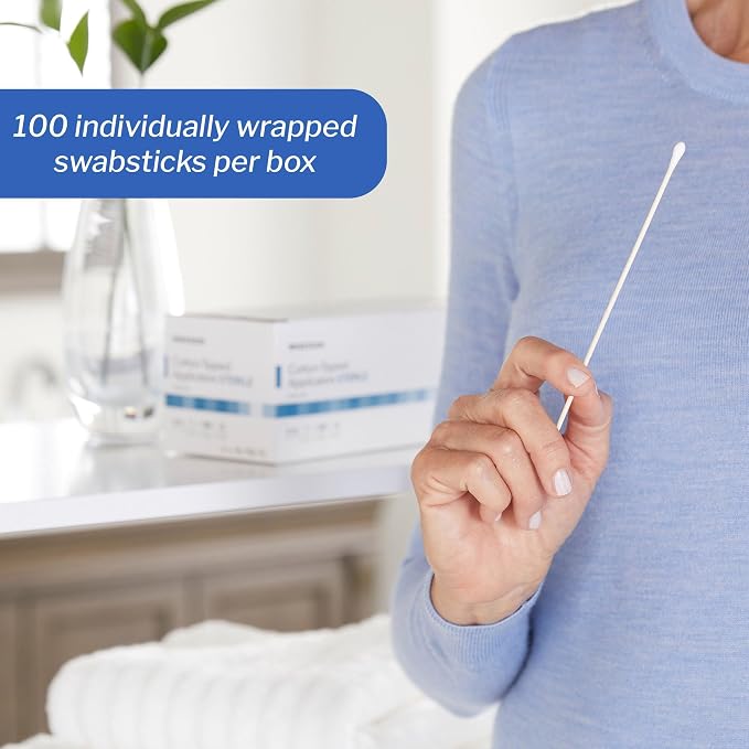 McKesson Cotton Tipped Applicator, Individually, 6 in, 1000 ct, 100 per Box | - Image 3