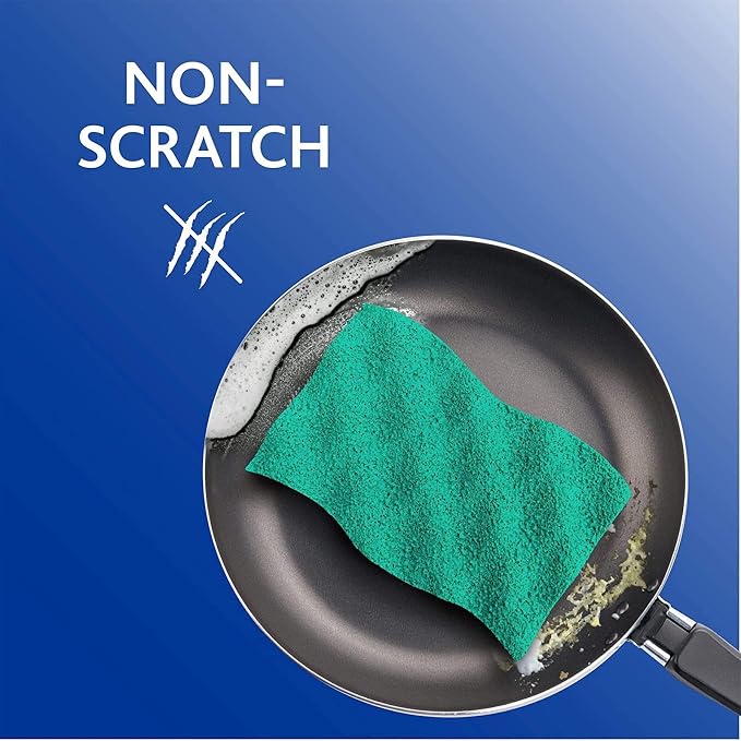 O-Cedar Scrunge Multi-Use Scrub Sponge | Non-Scratch, Odor-Resistant, - Image 2