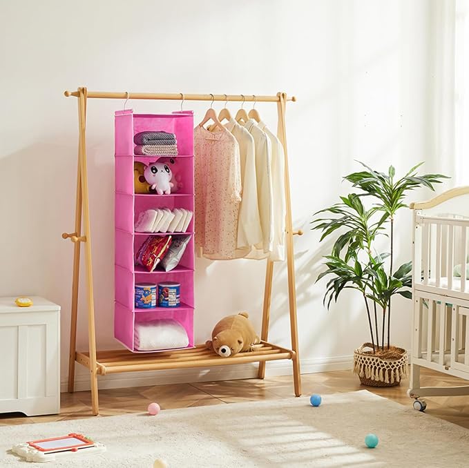 MAX Houser 6-Shelf Hanging Closet Organizer - Image 8