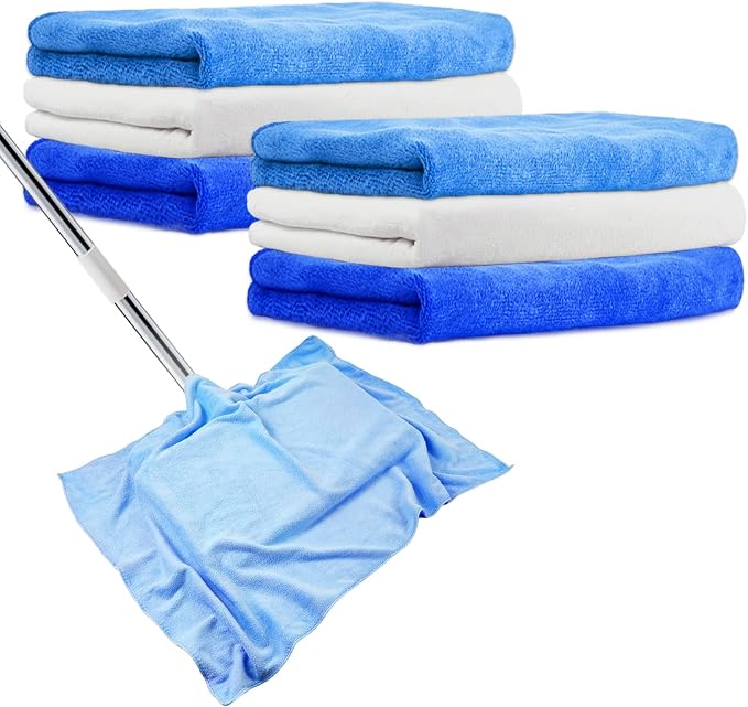 6 Pcs Extra Large Microfiber Cleaning Cloth, Microfiber Towels by CODOHI