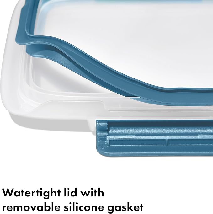 OXO Good Grips Prep and Go Container With Colander - Ocean Blue