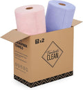 Fantasticlean Microfiber Cleaning Cloth Rolls by Fantasticlean