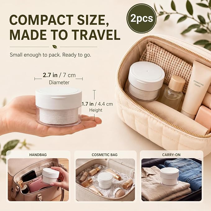 2 Pack Toner Pad Travel Case - Image 2