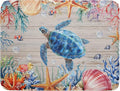Sea Turtle Dish Drying Mat 18x24 inch Tropical Ocean Fast Dry Absorbent by Giwawa
