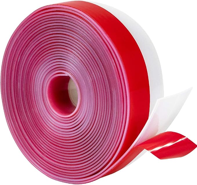 TORRAMI Silicone Door Sweep Draft Stopper 2 inch Width 20 Feet Length, Seal by TORRAMI