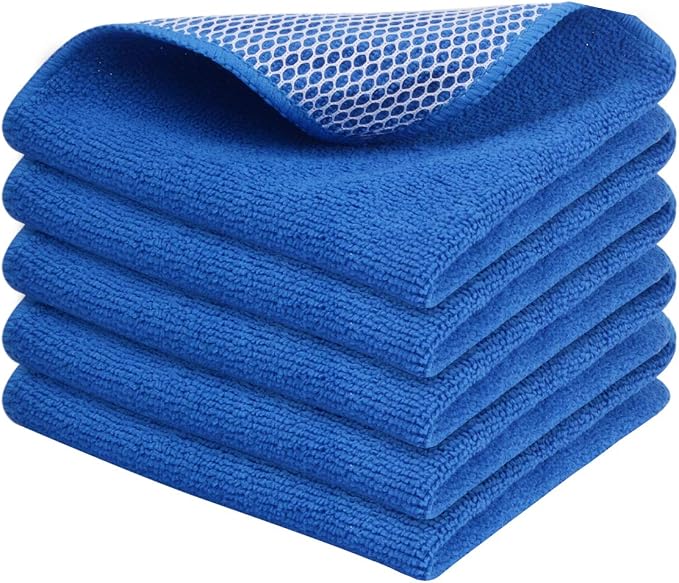 SINLAND Dish Cloth for Washing Dishes Kitchen Washcloth Cleaning Cloth by SINLAND