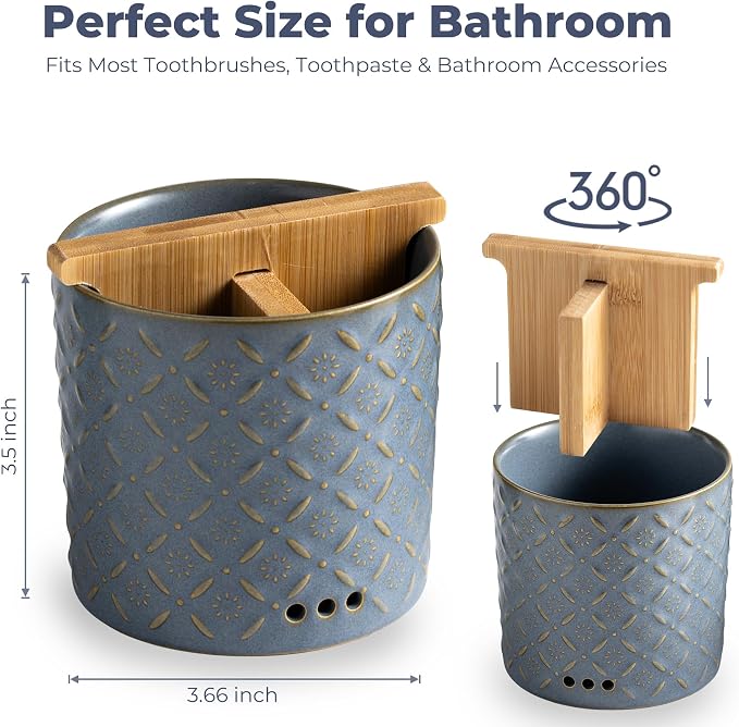 Zoeeker Toothbrush Holders, Detachable 3 Slots Electric Toothpaste Holder | - Image 2