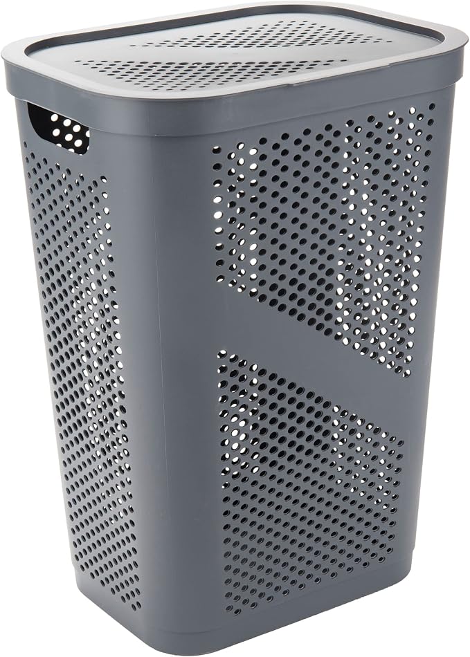 Mind Reader Slim Laundry Hamper - Image 6