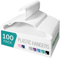 NEATERIZE Clothes Hangers Plastic 100 Pack by Neaterize