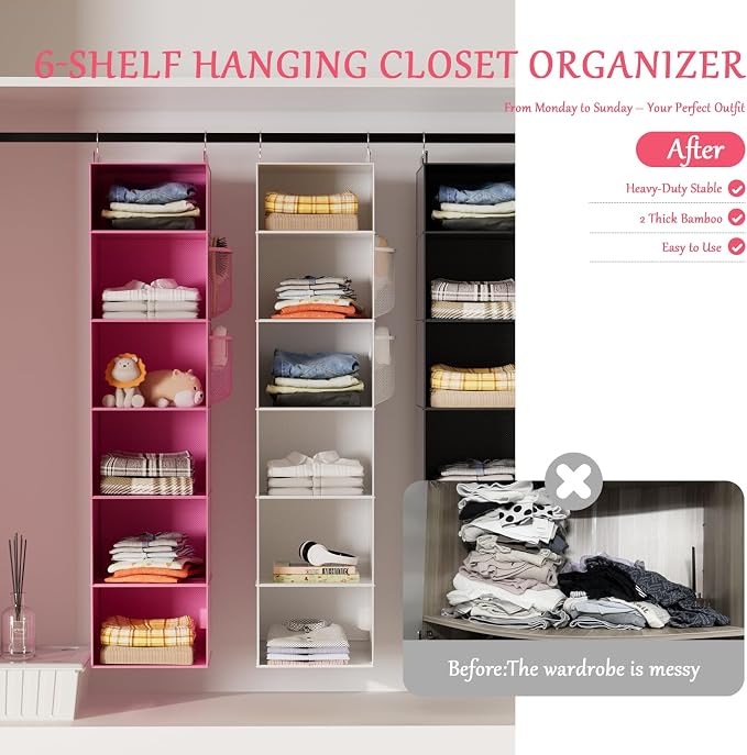 Hanging Closet Organizer and Storage - Image 6
