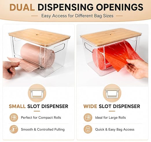 2-in-1 Stackable Trash Bag Dispenser & dishwasher pod holder - Image 4
