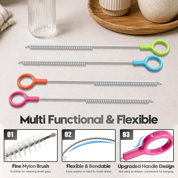 AONEZ Straw Cleaner Brush Set - Image 3