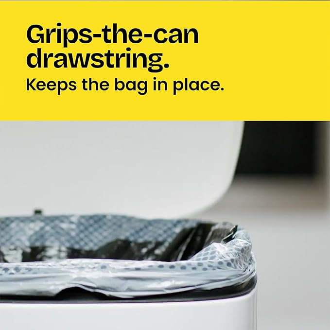 Glad Trash Bags, ForceFlex Tall Kitchen Drawstring Garbage Bags, Fresh Clean - Image 6
