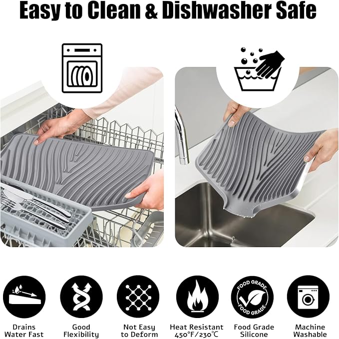TIKNIK Silicone Dish Drying Mat - Image 4