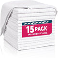 TEAWOO Microfiber Cleaning Cloths-15 Pack, Microfiber Towels | Cleaning Rags by TEAWOO