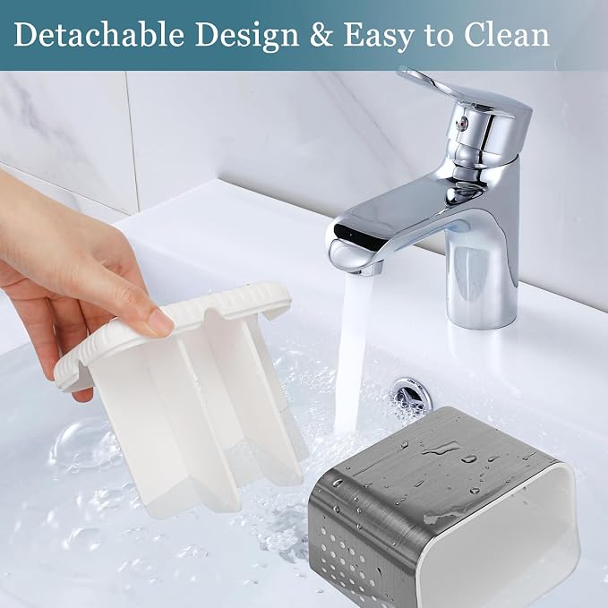 Toothbrush Holders for Bathrooms, Toothbrush Organizer | Easy To Clean - Image 3