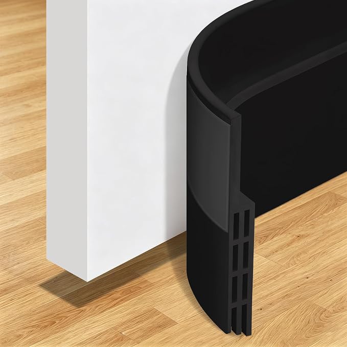 157'' Extra Long Under Door Bottom Seal, Easy Install, Save Energy, Soft Fits by TriXcelent