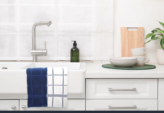 100% Cotton Terry Dish Towels, 4 pack16 x26 Inches, Super Soft and Absorbent - Image 6