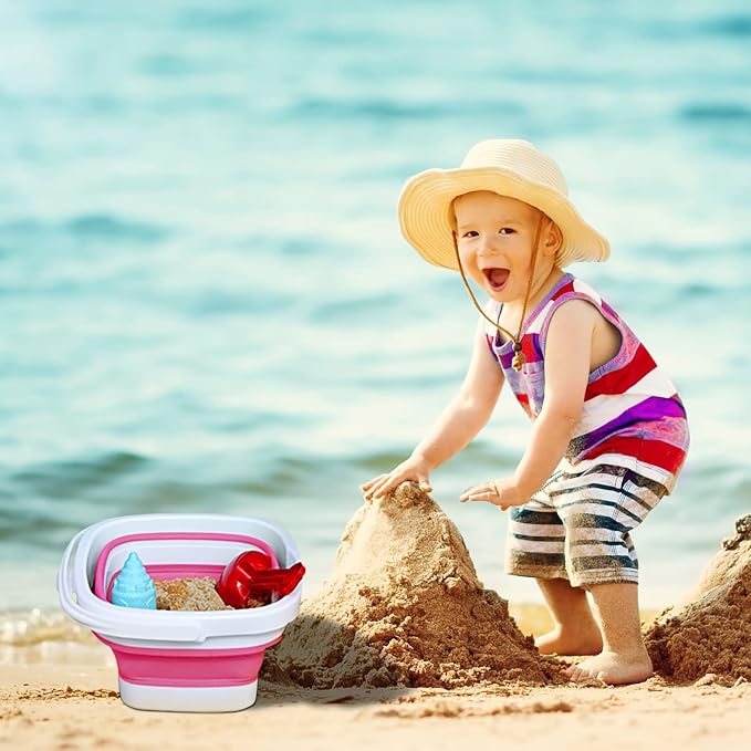 2 Pack Collapsible Buckets 5L 1.3Gallon Small Cleaning Bucket - Image 6