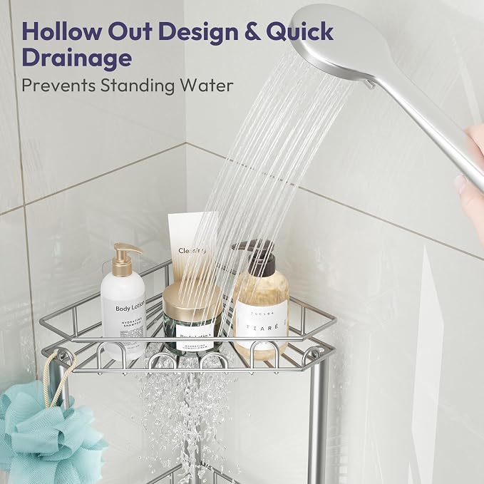 SWTYMIKI Standing Shower Caddy Corner - Image 3