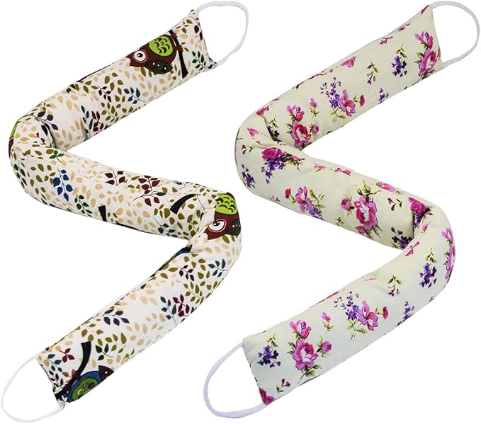 2 Pack 36 Inch 2.8 Inch Wide Slim Under Door Blocker Door Draft Stopper by CERAYOU