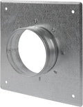 Duct Connector Flange - 3 Inch Ducting - Galvanized Steel - Straight or Flex Pipe Flange for Heating, Cooling, Air Ventilation Systems