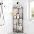 ELYKEN Corner Shower Caddy Standing, 3 Tier Metal Shower Organizer by ELYKEN