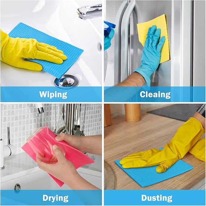 HOMEXCEL 10PK Swedish Dishcloths - Image 4