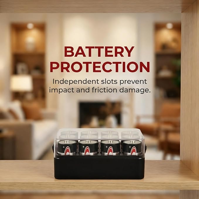 ALCYON Plastic Battery Organizer Storage Case - Image 9