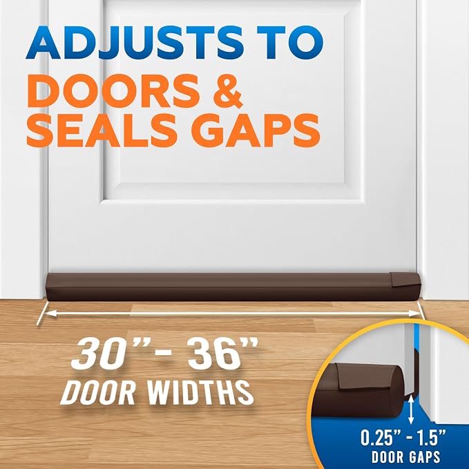 2 Pack Under Door Draft Stopper - Image 4