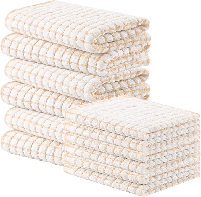 Homaxy Kitchen Towels and Dishcloths Set by Homaxy