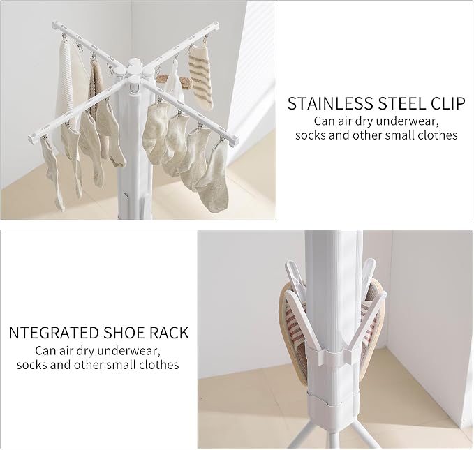 RFOUO Foldable Clothes Drying Rack - Image 4