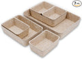 Office Drawer organizers felt storage bins Shallow Small Desk trays Draw by Welaxy
