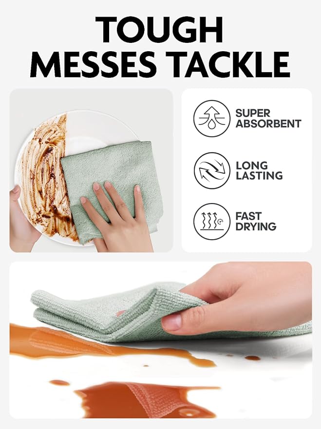 Fantasticlean Microfiber Cleaning Cloth Roll- 75 Sheets, Tear-away Microfiber - Image 4