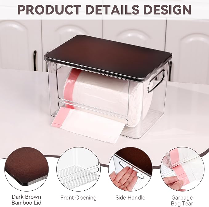 Trash Bag Dispenser Under Sink Organizer - Image 3