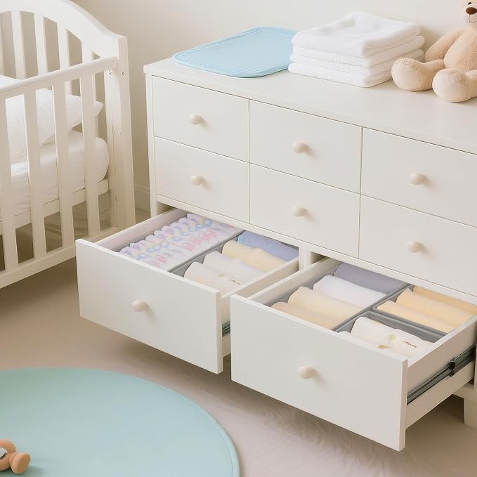 Drawer Organizer Clothes, 14 Pack Dresser Organizer - Image 2