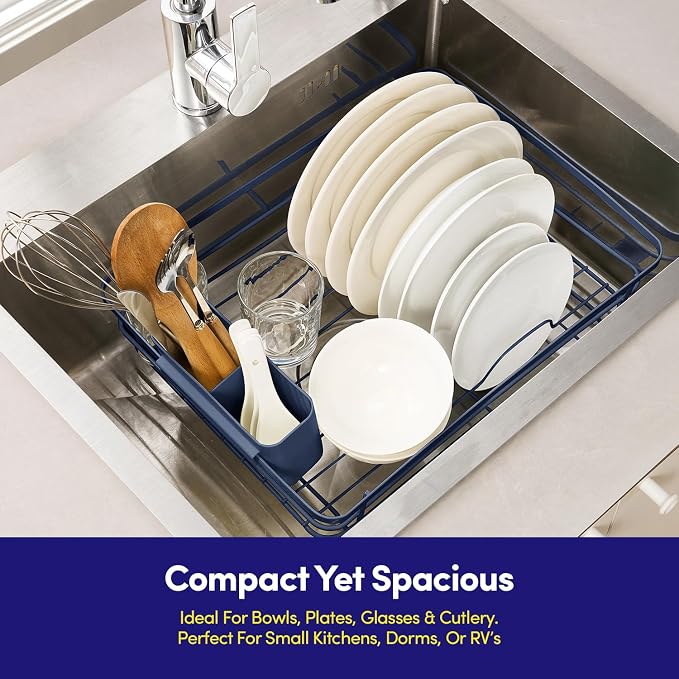 Dish Drying Rack 3 Piece Dish Drainer - Image 5