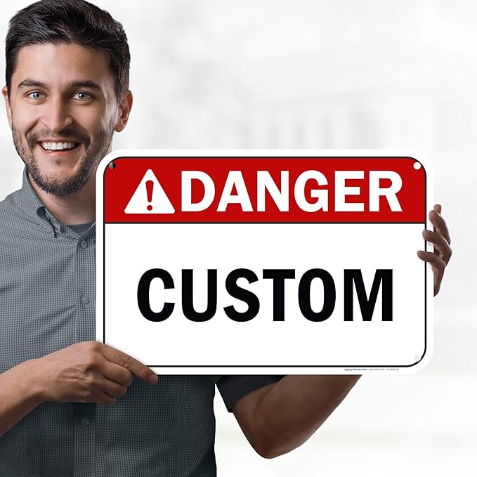Custom Fire Equipment Sign, Ansi Sign, Osha Compliant, 12x18 Inches, 55 mil thick HDPE (high density polyethylene), Made in USA by My Sign Center