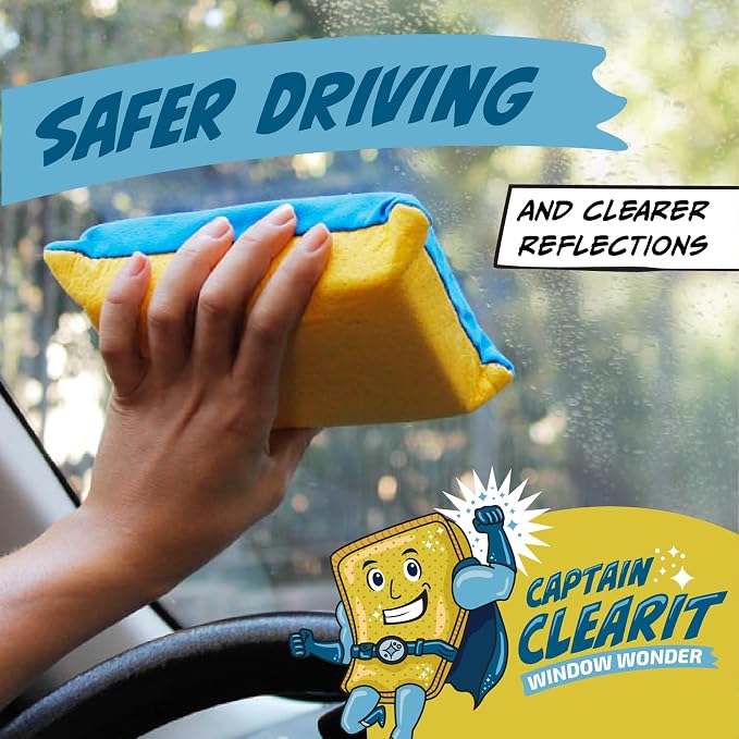 JJ KENT Captain Clearit Window Cleaner Sponge - Image 3