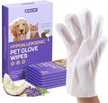 HICC PET Dog Wipes for Dogs & Cats, Individual Glove Packs, Head-to-Tail by HICCPET
