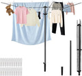 BAKON Heavy Duty Clothesline Outdoor, 30M Anti-Sag Drying Line Rustproof Wind by BAKON